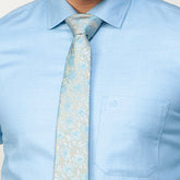 Shirt:Full Sleeve Blue Door_Regular Fit_ Dobby_293#1